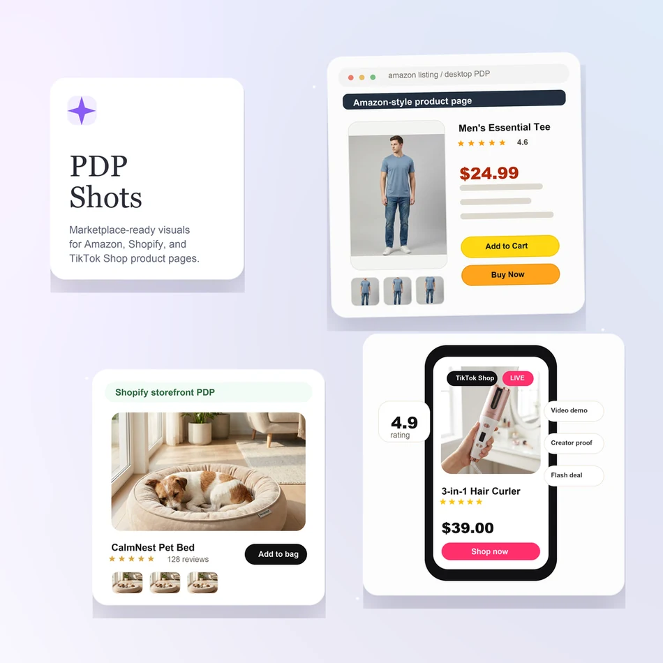 PDP shots collage for marketplace product pages